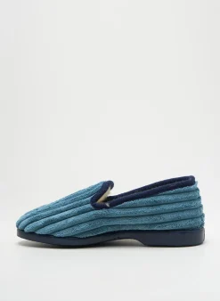 Chaussons/pantoufles La Vague Bleu Bout Rond