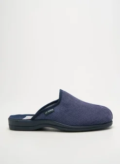 Chaussons/pantoufles La Vague Bleu Bout Rond