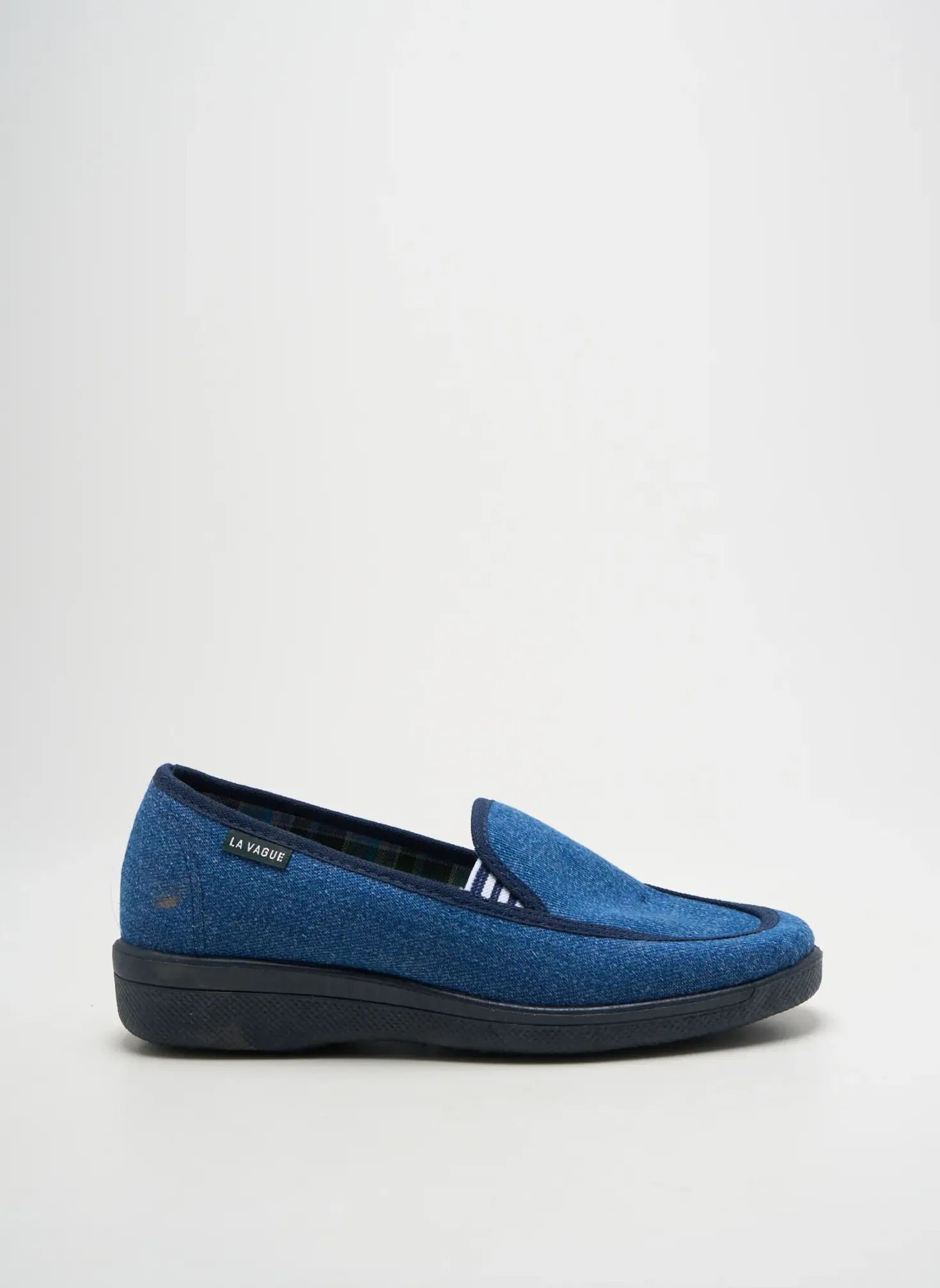 Chaussons/pantoufles La Vague Bleu Bout Rond