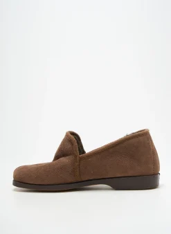 Chaussons/pantoufles La Vague Marron Bout Rond