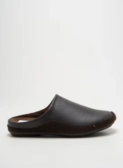 Chaussons/pantoufles La Vague Marron Bout Rond