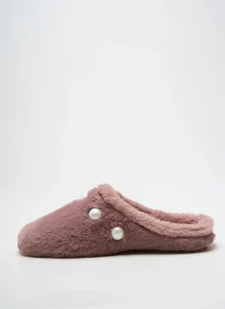Chaussons/pantoufles Macarena Rose Talon Plat Jusqu'à 3cm