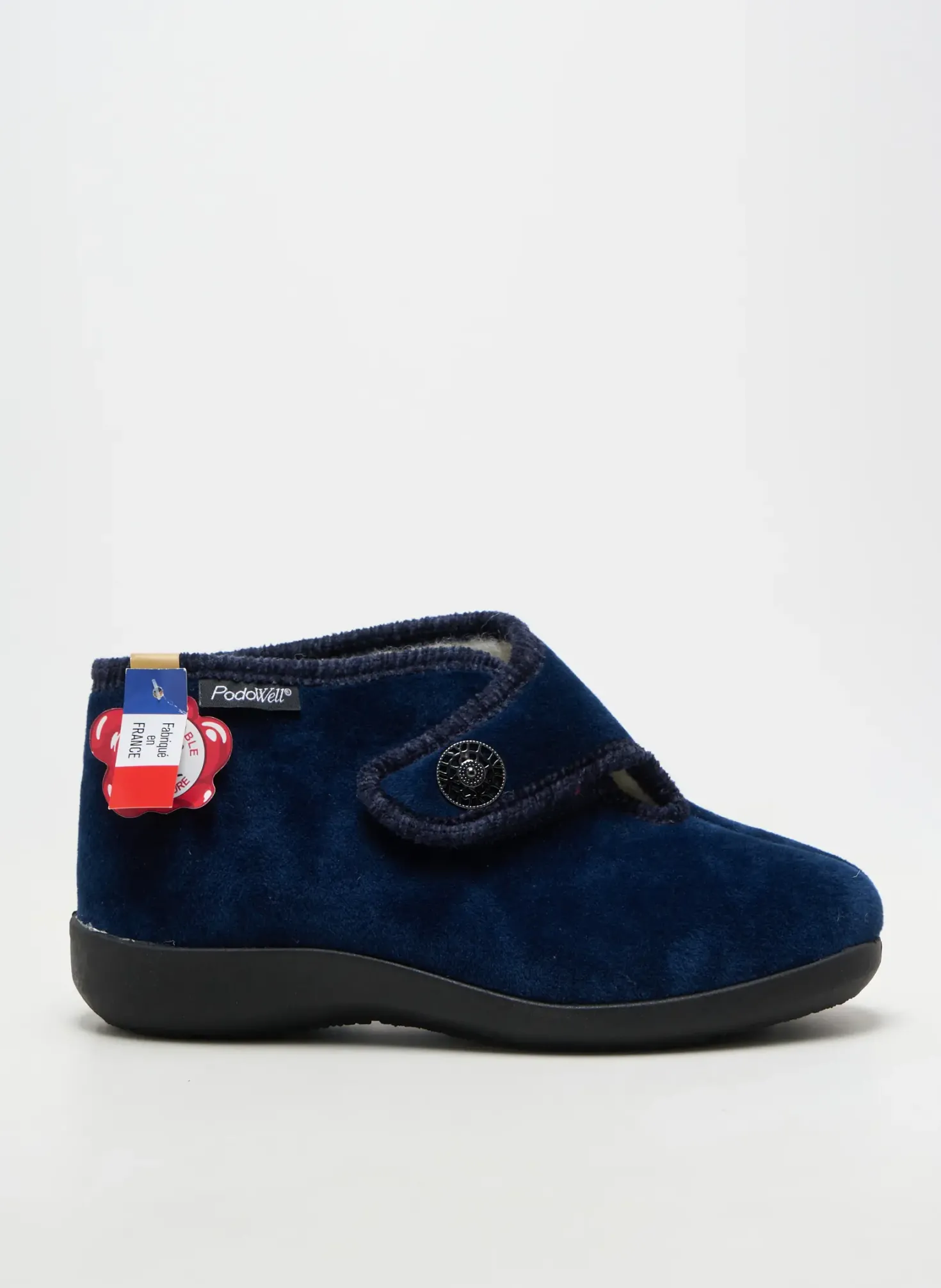 Chaussons/pantoufles Podowell Bleu Talon Plat Jusqu'à 3cm