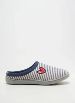 Chaussons/pantoufles Roal Bleu Talon Plat Jusqu'à 3cm