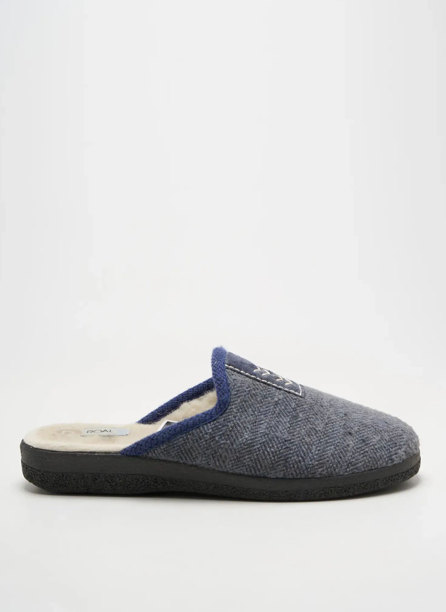 Chaussons/pantoufles Roal Bleu Bout Rond