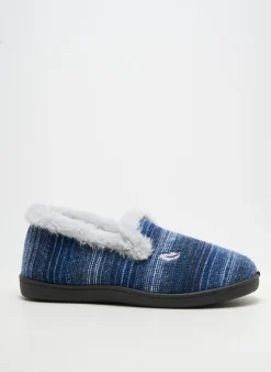 Chaussons/pantoufles Roal Bleu Bout Rond