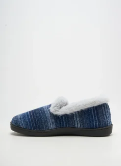 Chaussons/pantoufles Roal Bleu Bout Rond