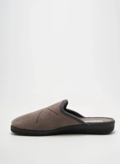Chaussons/pantoufles Roal Gris Bout Rond