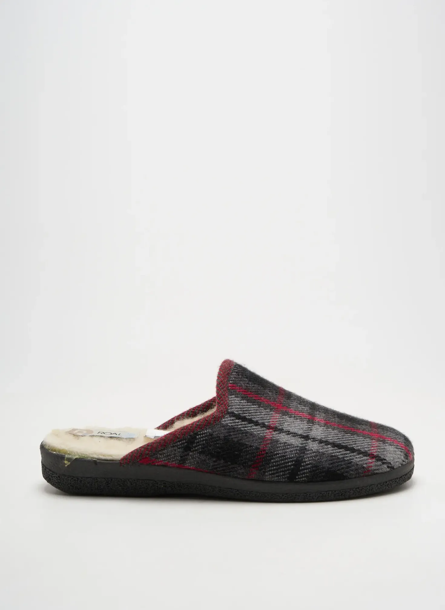 Chaussons/pantoufles Roal Gris Bout Rond