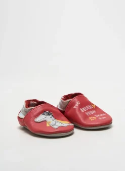 Chaussons/pantoufles Robeez Rouge Bout Rond