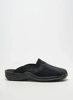 Chaussons/pantoufles Rohde Noir Bout Rond