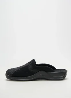Chaussons/pantoufles Rohde Noir Bout Rond