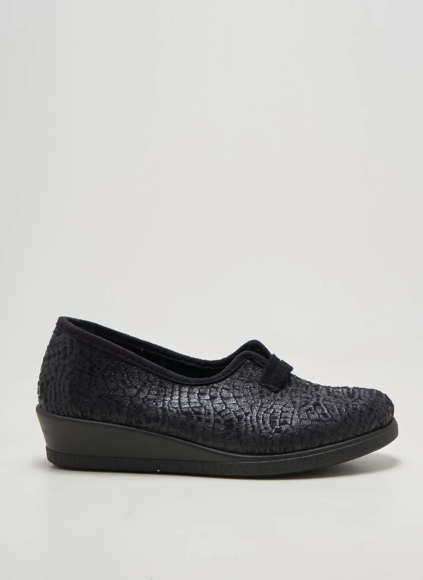 Chaussons/pantoufles Rohde Noir Talon Plat Jusqu'à 3cm
