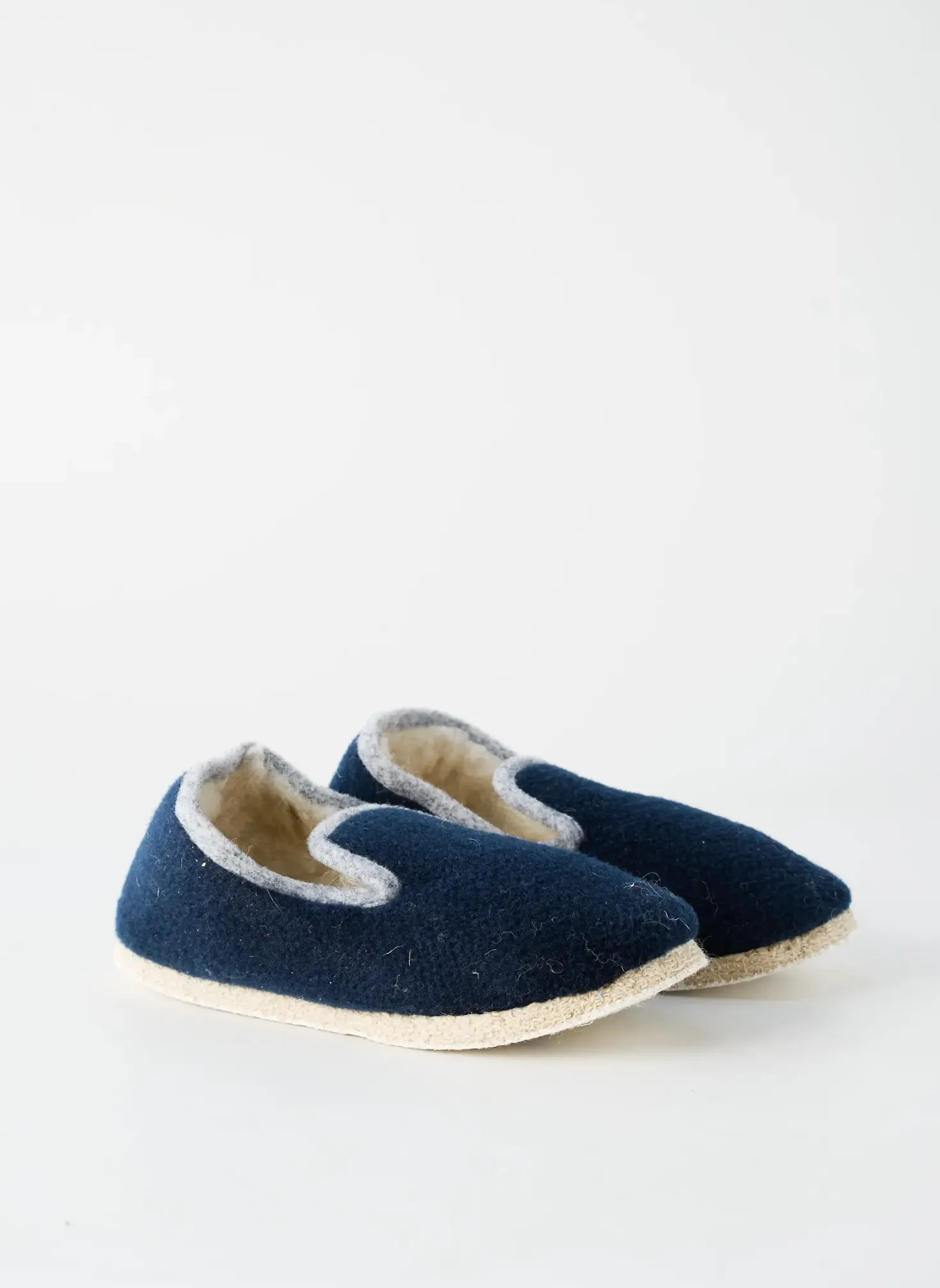 Chaussons/pantoufles Rondinaud Bleu Bout Rond