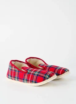 Chaussons/pantoufles Rondinaud Rouge Bout Rond