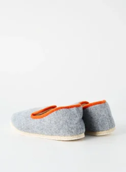 Chaussons/pantoufles Rondinaud Gris Bout Rond