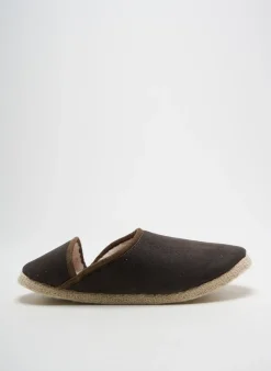 Chaussons/pantoufles Rondinaud Marron Bout Rond