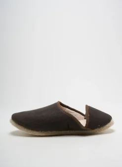 Chaussons/pantoufles Rondinaud Marron Bout Rond