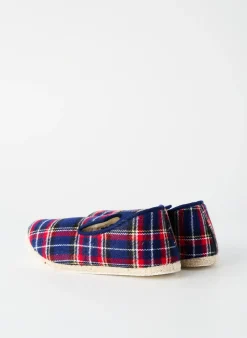 Chaussons/pantoufles Rondinaud Bleu Bout Rond