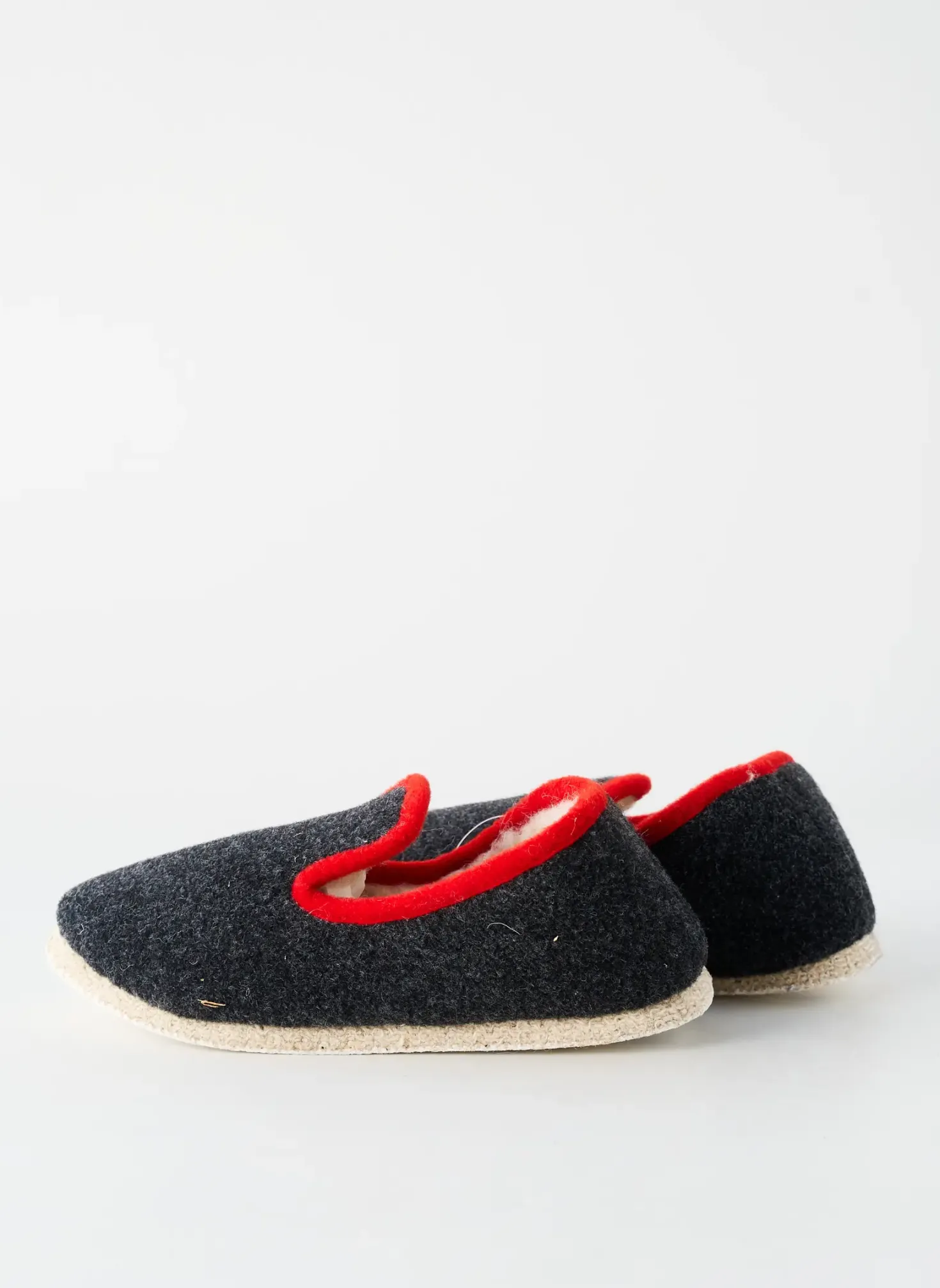 Chaussons/pantoufles Rondinaud Gris Bout Rond