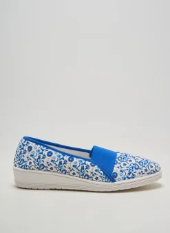 Chaussons/pantoufles Sedagyl Bleu Talon Plat Jusqu'à 3cm