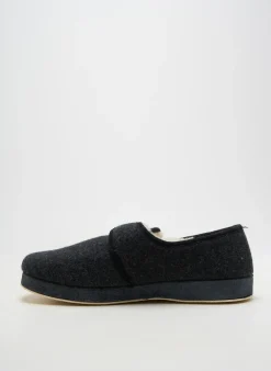 Chaussons/pantoufles Semelflex Gris Bout Rond