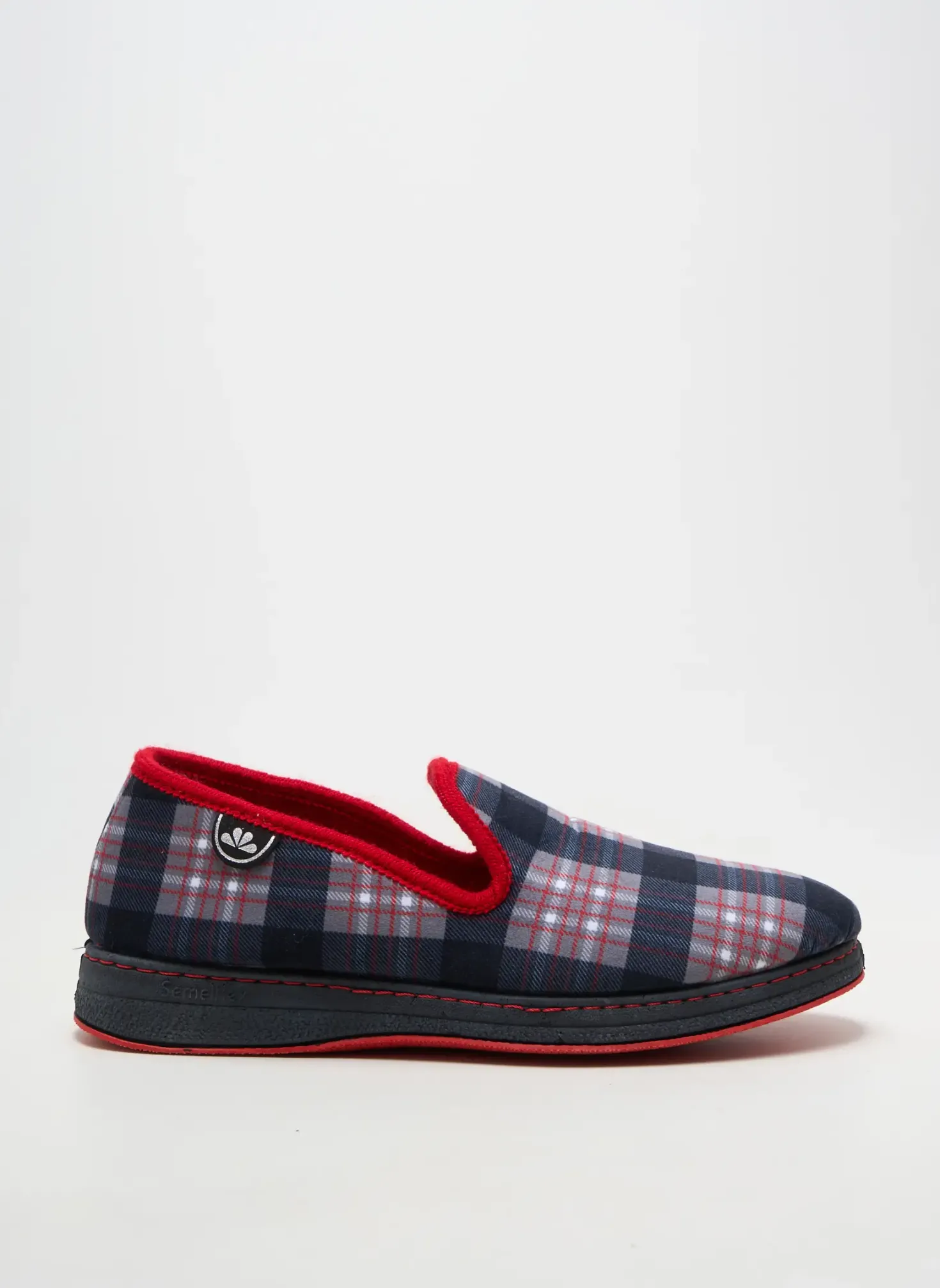 Chaussons/pantoufles Semelflex Bleu Bout Rond
