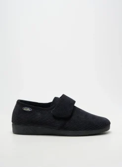 Chaussons/pantoufles Semelflex Noir Bout Rond