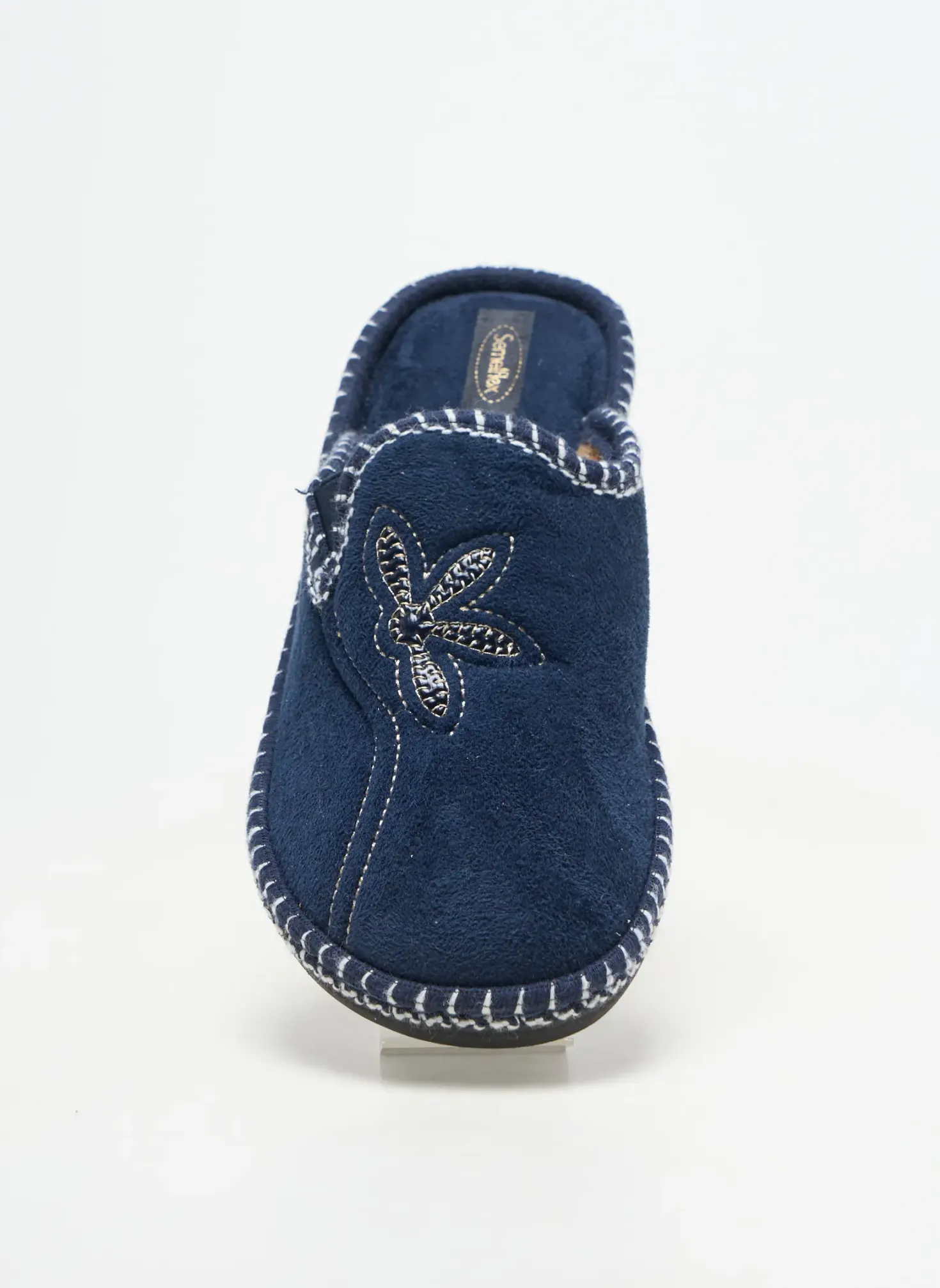 Chaussons/pantoufles Semelflex Bleu Talon De 4 À 6cm