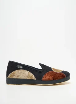 Chaussons/pantoufles Semelflex Noir Talon Plat Jusqu'à 3cm