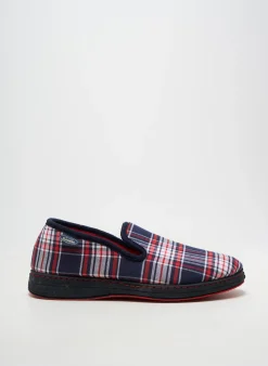 Chaussons/pantoufles Semelflex Bleu Bout Rond