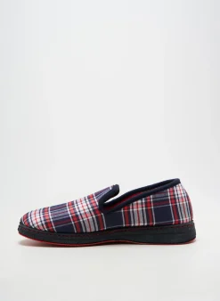 Chaussons/pantoufles Semelflex Bleu Bout Rond