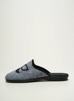 Chaussons/pantoufles Semelflex Gris Bout Rond
