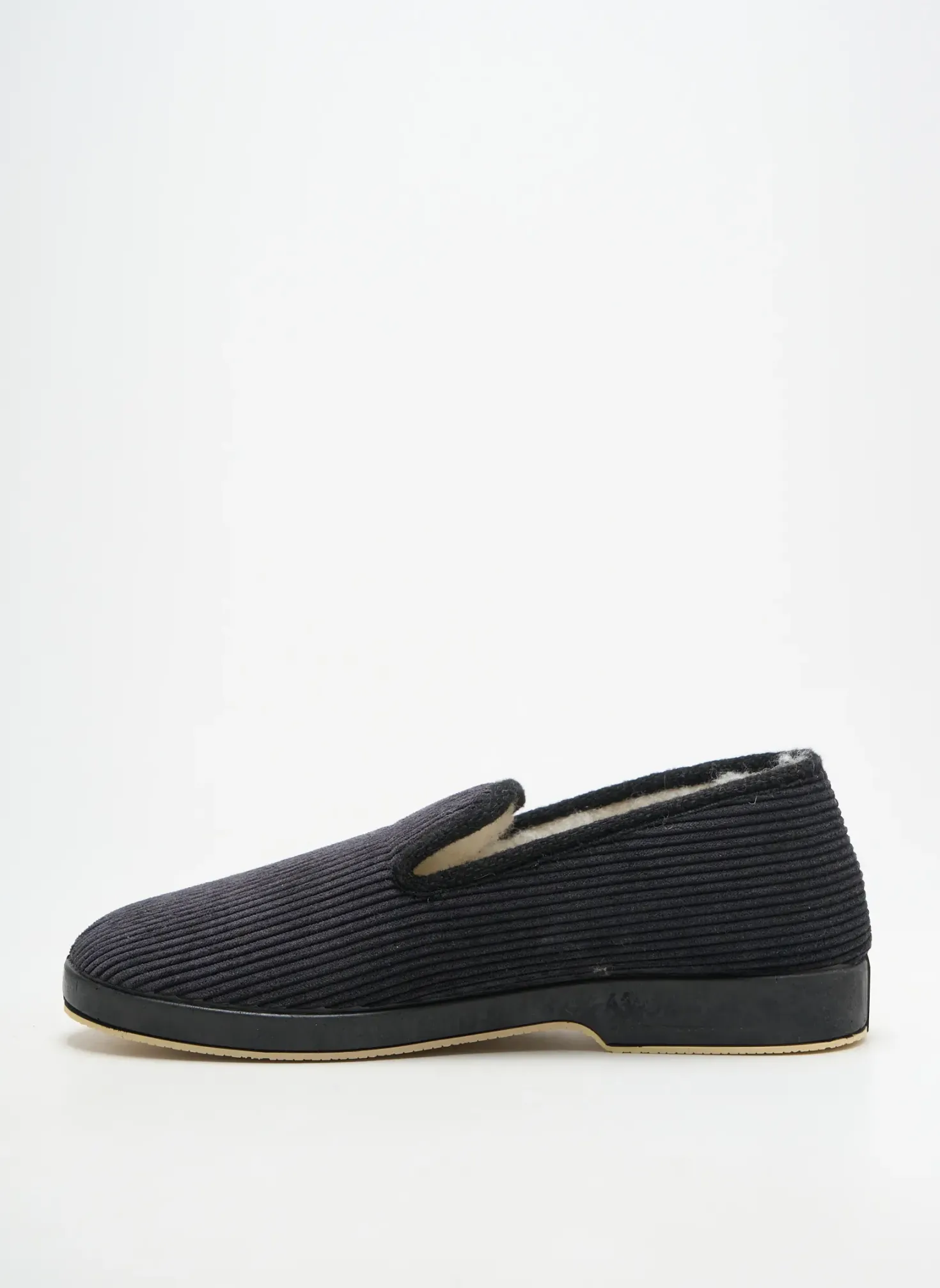 Chaussons/pantoufles Soir Et Matin Noir Bout Rond