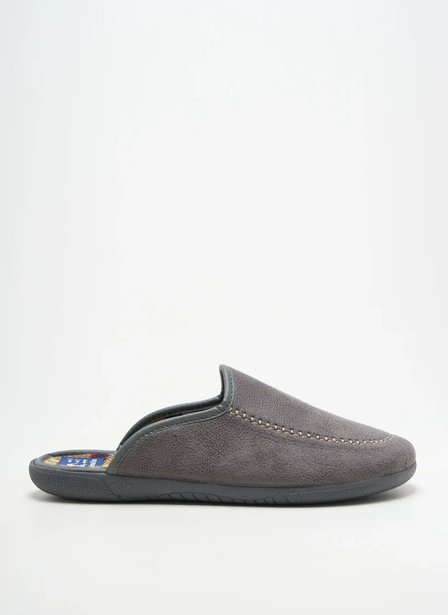 Chaussons/pantoufles Soir Et Matin Gris Bout Rond