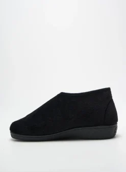 Chaussons/pantoufles Soir Et Matin Noir Talon Plat Jusqu'à 3cm