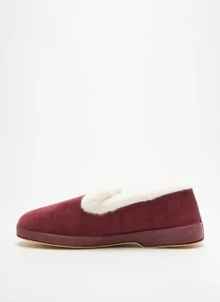 Chaussons/pantoufles Soir Et Matin Violet Talon Plat Jusqu'à 3cm