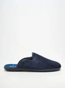 Chaussons/pantoufles Soir Et Matin Bleu Bout Rond
