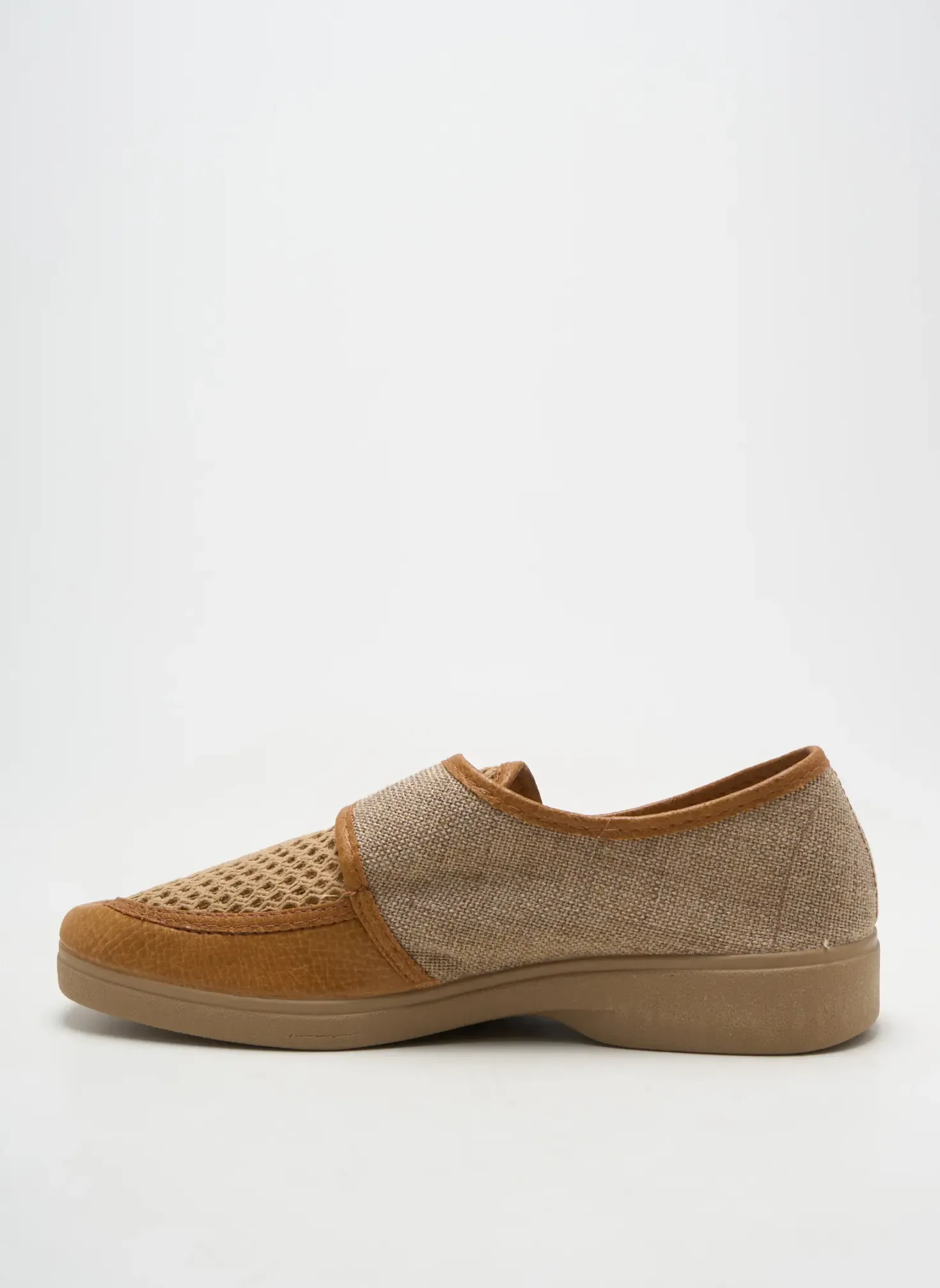 Chaussons/pantoufles Soir Et Matin Marron Bout Rond
