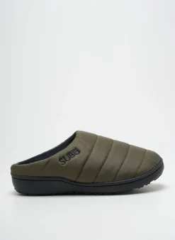 Chaussons/pantoufles Subu Vert Bout Rond