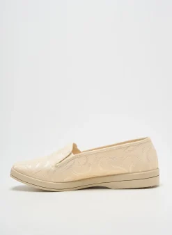 Chaussons/pantoufles Wapiti Beige Talon Plat Jusqu'à 3cm