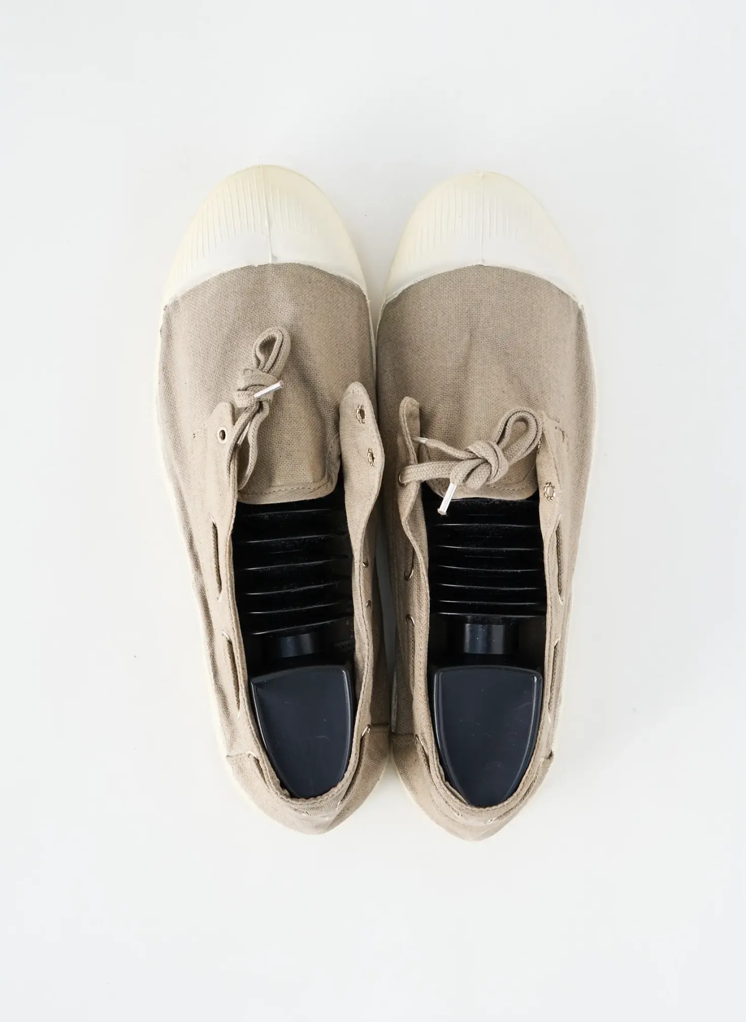 Chaussures Bâteau Bensimon Beige Bout Rond