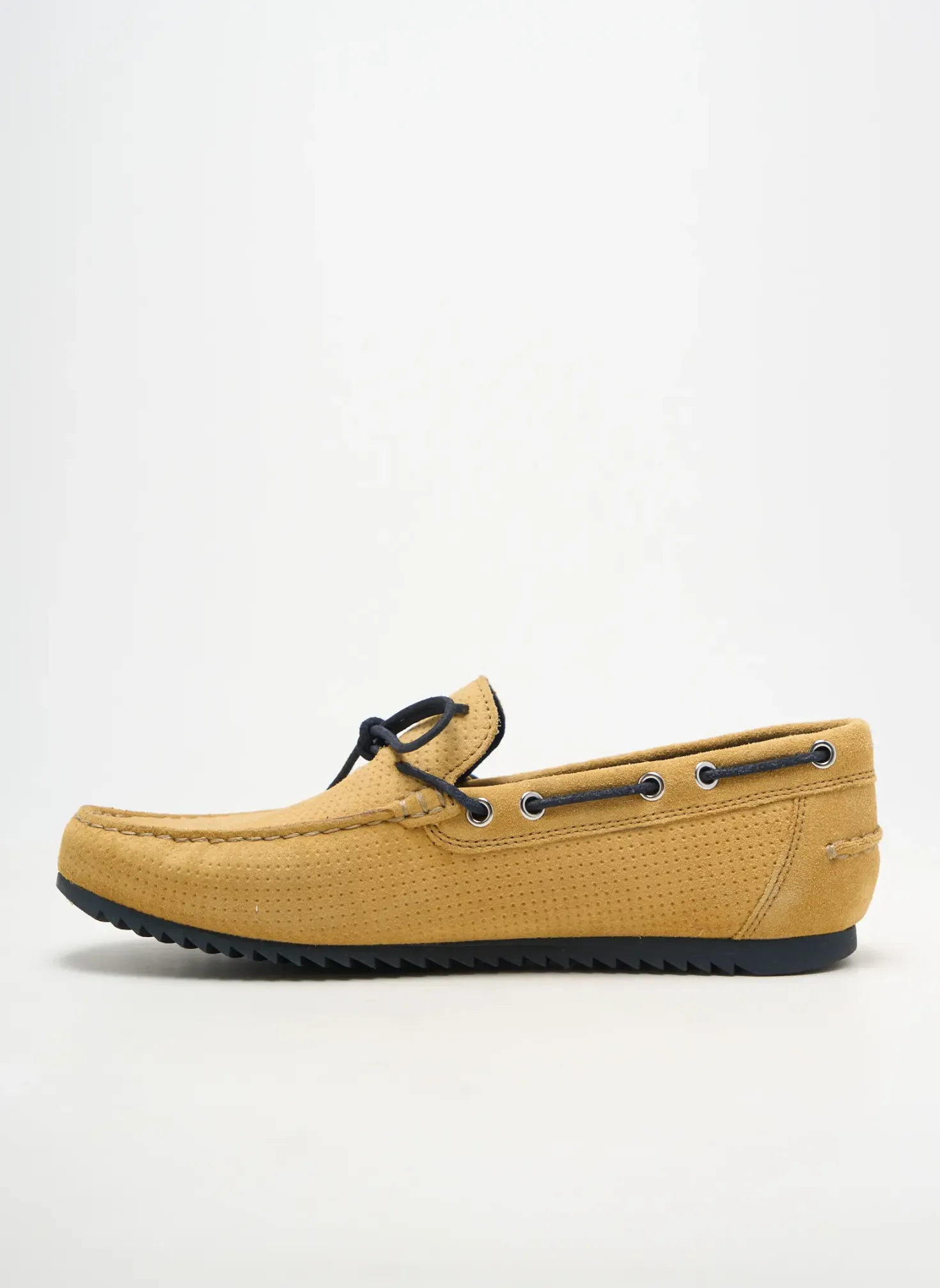Chaussures Bâteau Geox Jaune Bout Carré