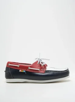 Chaussures Bâteau Hipness Bleu Bout Carré