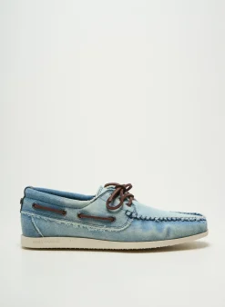 Chaussures Bâteau Hugo Boss Bleu Bout Carré