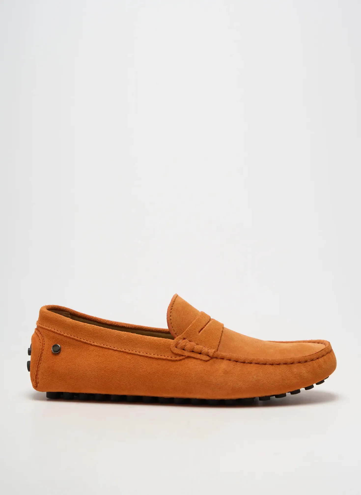 Chaussures Bâteau Les Mocassins Tropeziens Orange Bout Rond