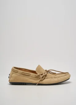 Chaussures Bâteau Selected Beige Bout Rond