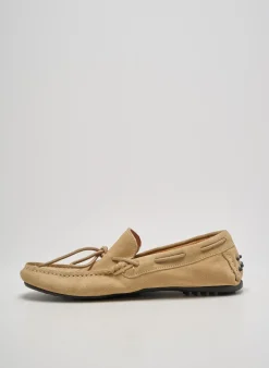 Chaussures Bâteau Selected Beige Bout Rond