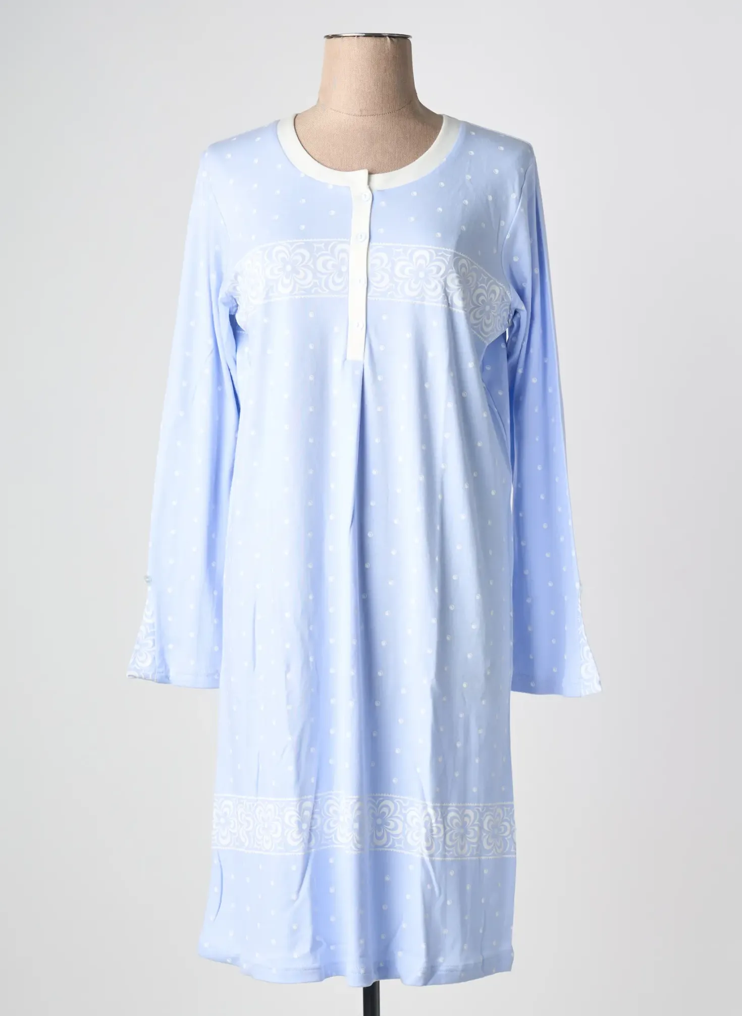 Chemise De Nuit Canat Bleu