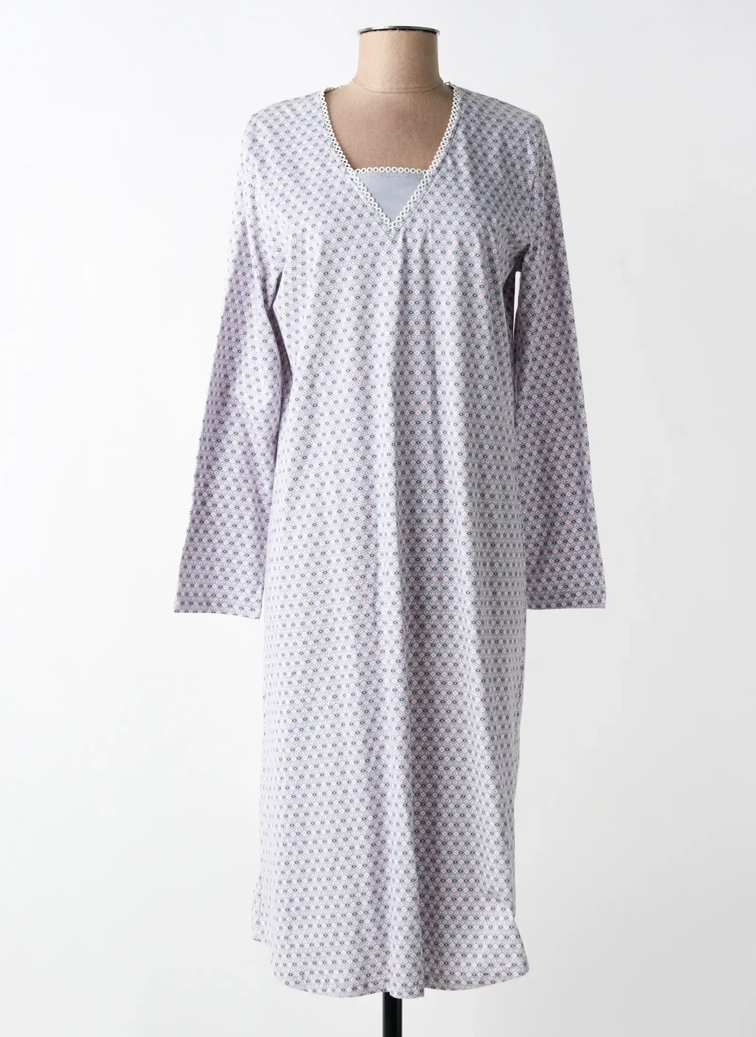 Chemise De Nuit Canat Gris